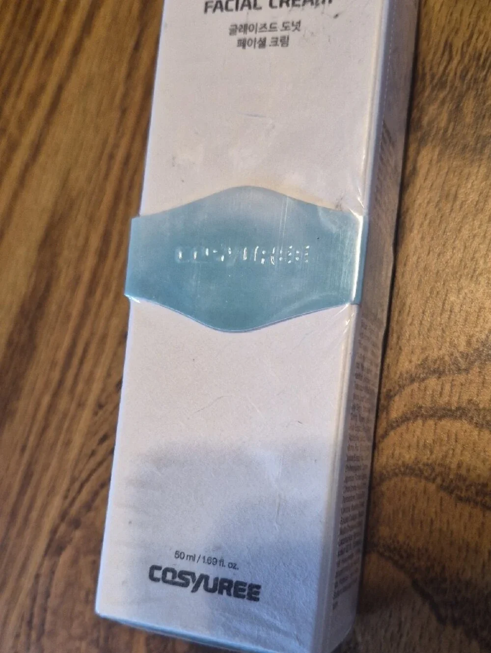 Glazed Glow Facial Cream - Light Blue